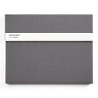 Pantone 19-0203 Gri Sert Kapaklı Çizgisiz Not Defteri Ve Kalem