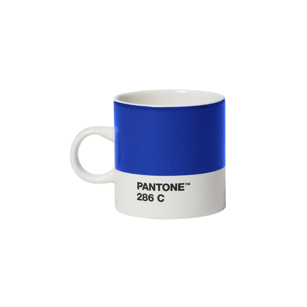 Pantone 286 Saks Mavisi Porselen Espresso Fincanı