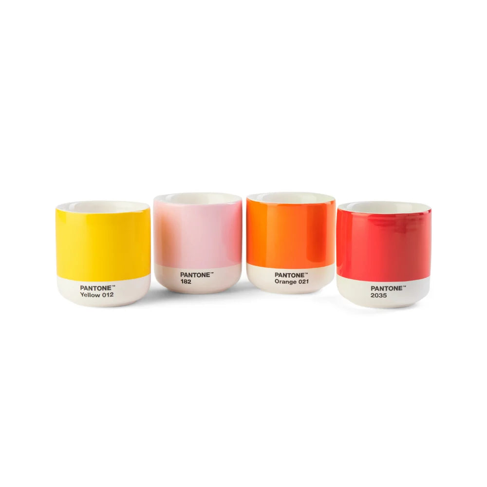 Pantone 4'Lü Karışık Renk Cortado Mug