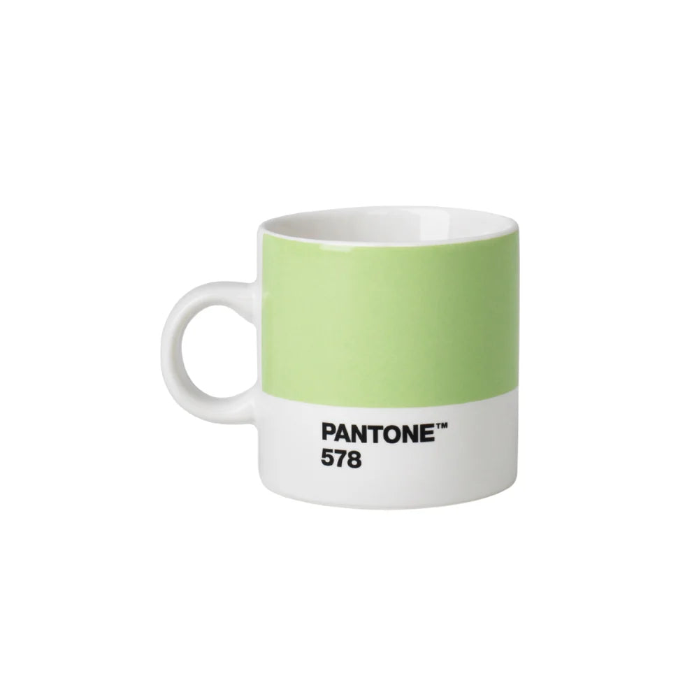 Pantone 578 Açık Yeşil Porselen Espresso Fincanı