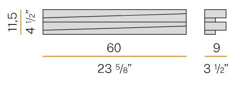 Cross Apli̇k Mat Pi̇ri̇nç Ø60X9X11.5 Cm Led 3000K
