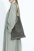 Pap Atelier-Shopper Çanta (Yeşil)-Omuz Çantası-3-Milagron.com