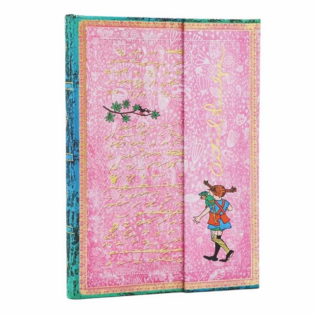 Paperblanks-Astrid Lindgren Pippi Longstocking Sert Kapak 18x23 Çizgili Defter Pb1325 0-Çizgili-1-Milagron.com