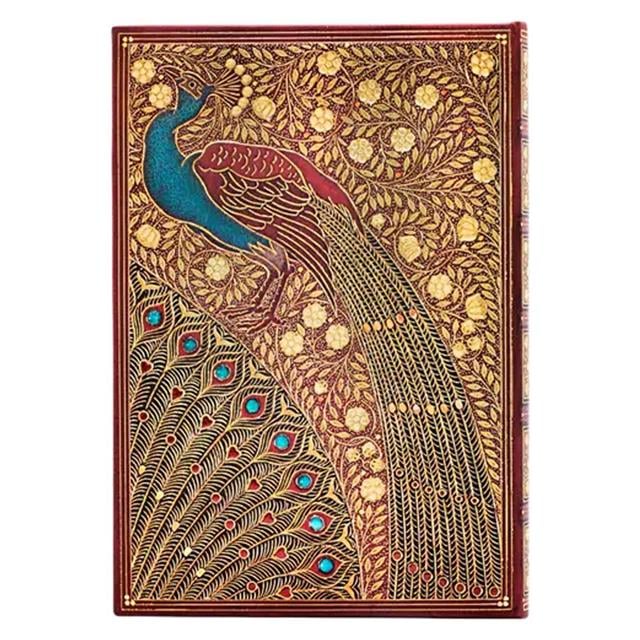 Paperblanks-Hafiz S Peacocks Sert Kapak 18x23 Çizgisiz Defter Pb9888 1-Çizgisiz-2-Milagron.com