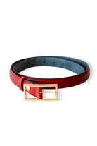 Kırmızı Deri Kemer – 2.5 Cm - 0