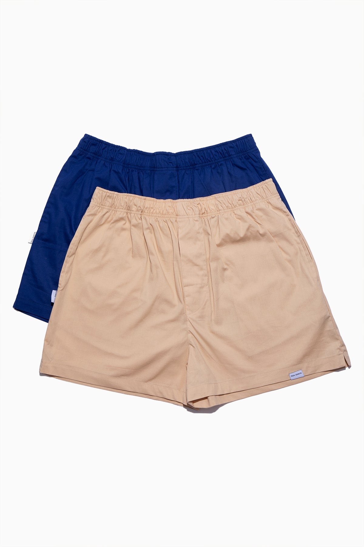 Paul Kenzie-2'li Ev şort Chill Space Collection Navy Cream-1-Milagron.com