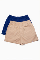 Paul Kenzie-2'li Ev şort Chill Space Collection Navy Cream-1-Milagron.com