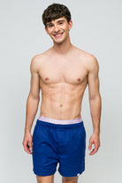 Paul Kenzie-2'li Ev şort Chill Space Collection Navy Cream-3-Milagron.com