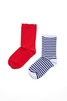 Paul Kenzie-2'li Kadın Çorap Marine-Çorap-1-Milagron.com