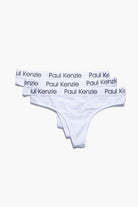 3'Lü Kadın String Külot - Whitey
