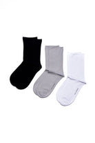 Paul Kenzie-3'lü Lastiksiz Soket Çorap B&G&W-Çorap-1-Milagron.com