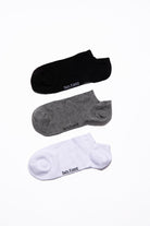 Paul Kenzie-3'lü Sneaker Çorap B&G&W-Çorap-2-Milagron.com