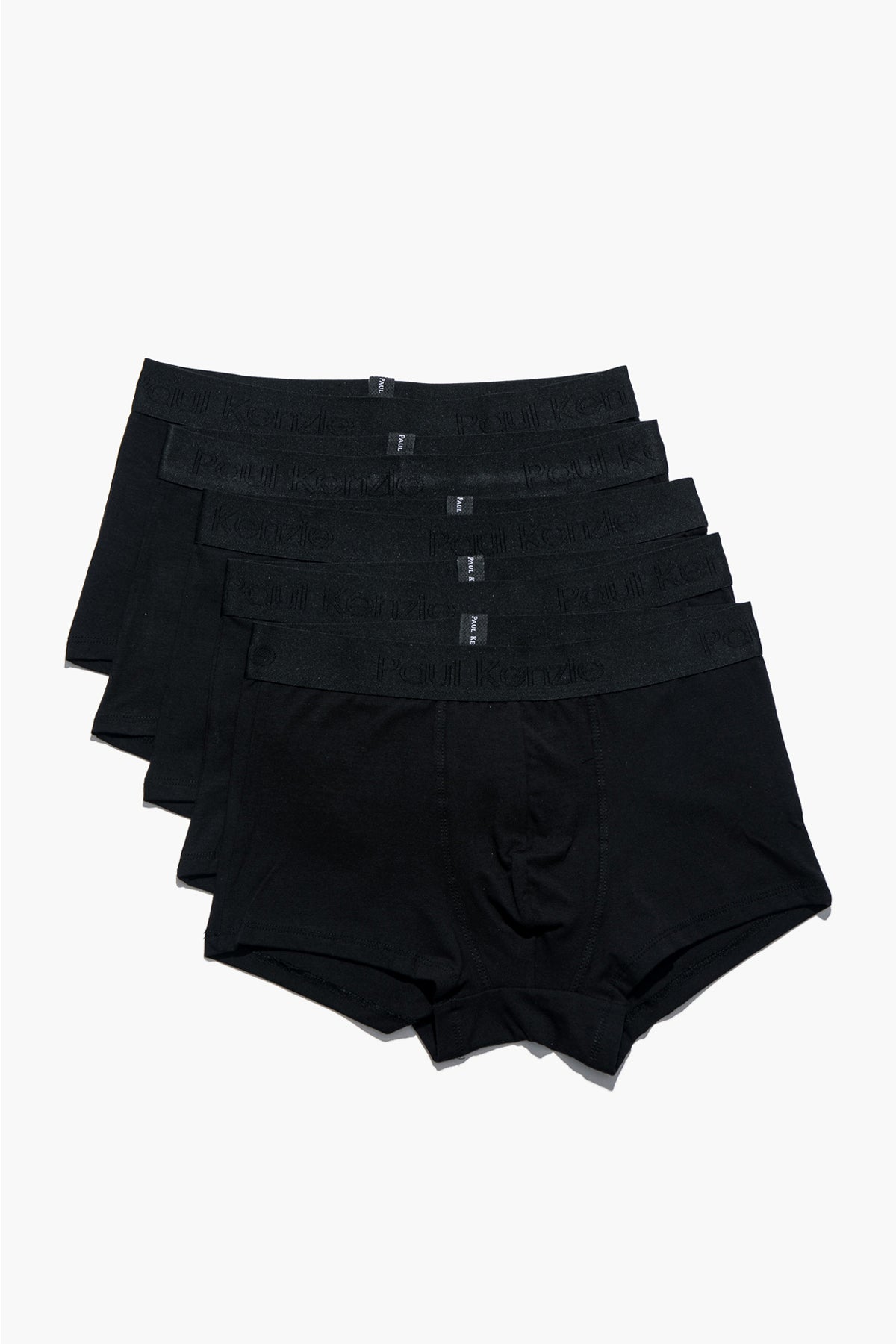 Paul Kenzie-5'li Erkek Trunk Boxer Quite Black-1-Milagron.com