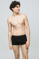 Paul Kenzie-5'li Erkek Trunk Boxer Quite Black-4-Milagron.com