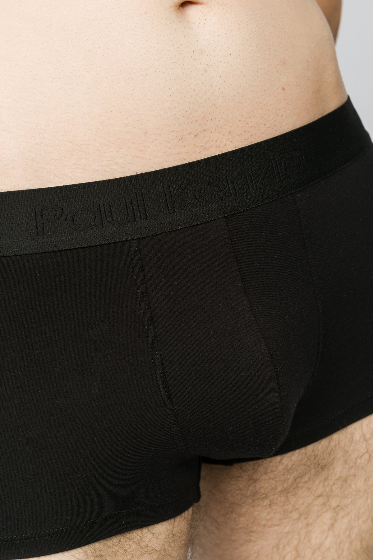 Paul Kenzie-5'li Erkek Trunk Boxer Quite Black-7-Milagron.com