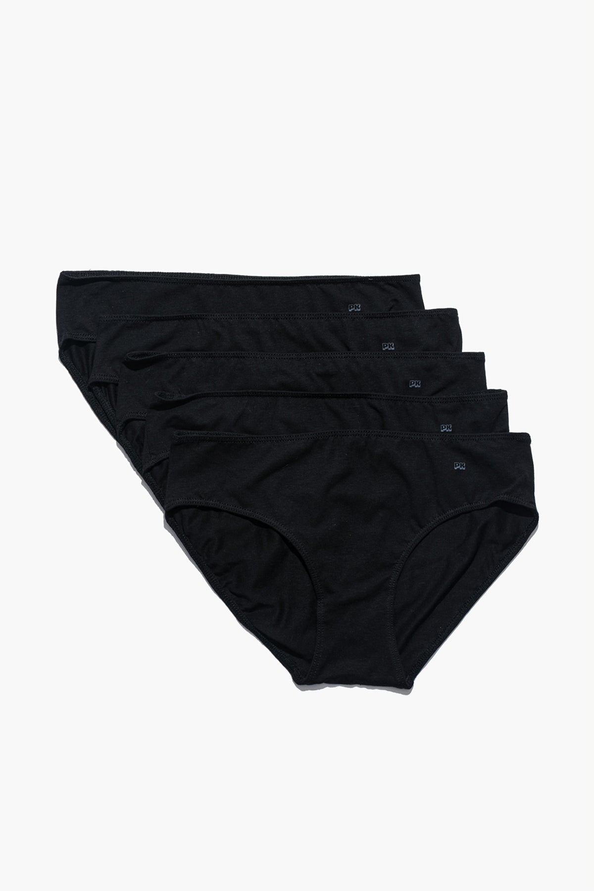 Paul Kenzie-5'li Kadın Slip Külot All Black-1-Milagron.com