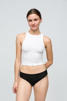 Paul Kenzie-5'li Kadın Slip Külot All Black-6-Milagron.com