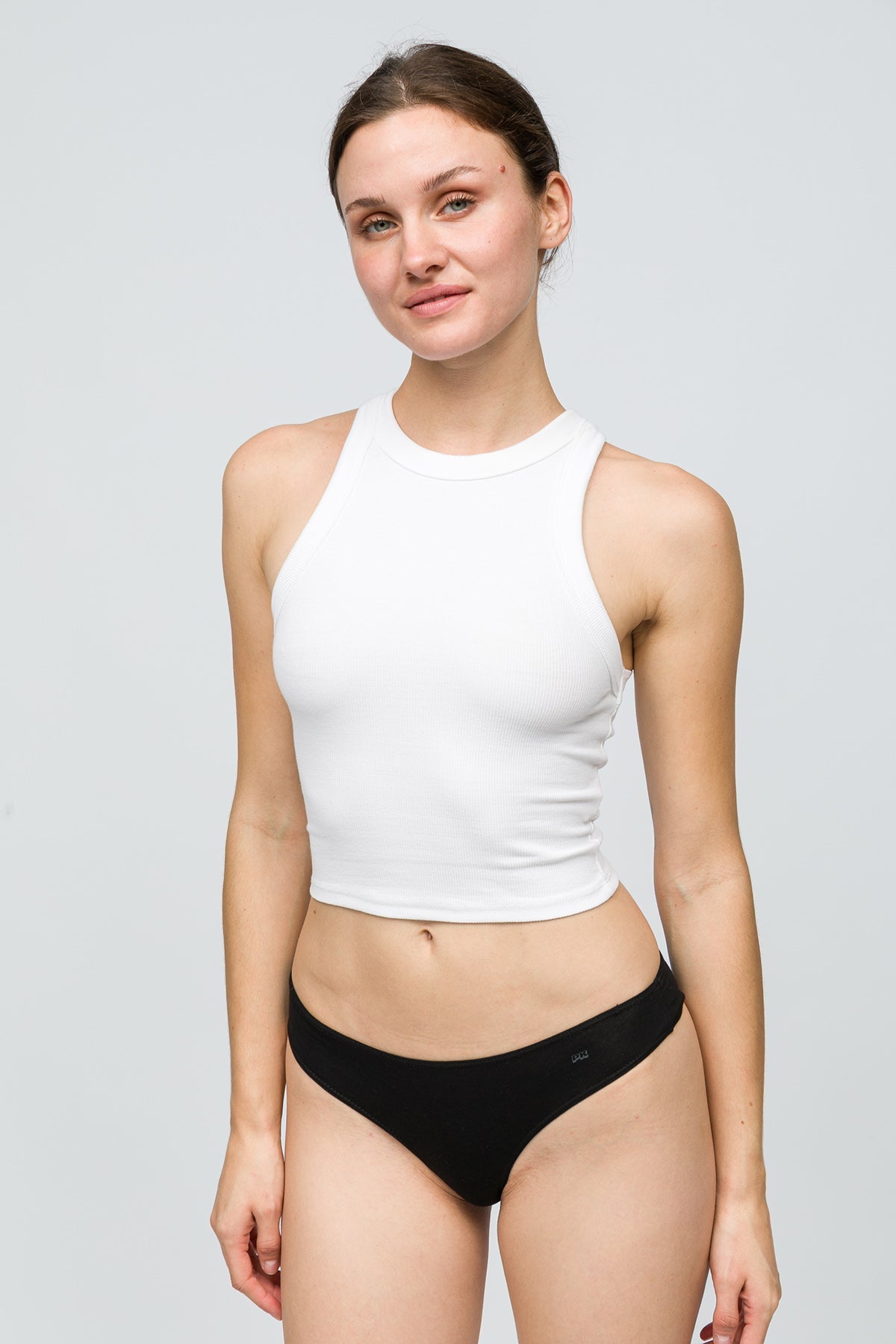 Paul Kenzie-5'li Kadın String Külot All Black-5-Milagron.com