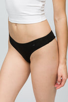 Paul Kenzie-5'li Kadın String Külot All Black-7-Milagron.com