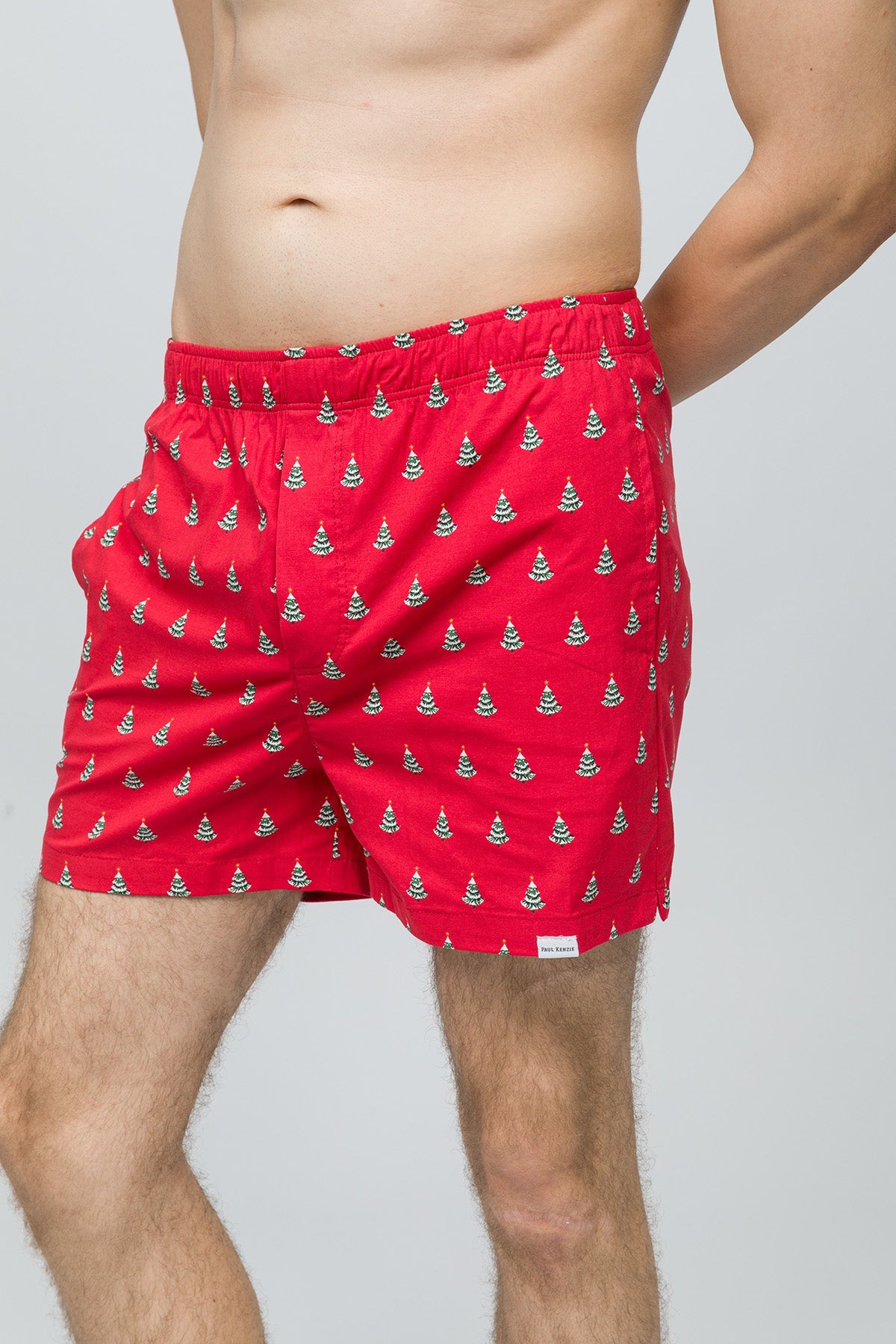 Paul Kenzie-Christmas Collection Erkek Ev şort Pine-5-Milagron.com