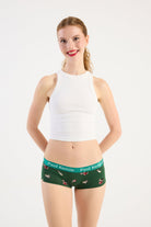 Paul Kenzie-Christmas Collection Kadın Boyshort Külot Pengu In Wonderland-Boyshort Külot-4-Milagron.com