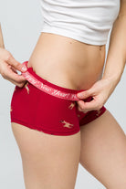 Paul Kenzie-Christmas Collection Kadın Boyshort Külot Reindeer Kisses-8-Milagron.com