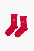 Paul Kenzie-Christmas Collection Soket çorap Reindeer Kisses-1-Milagron.com