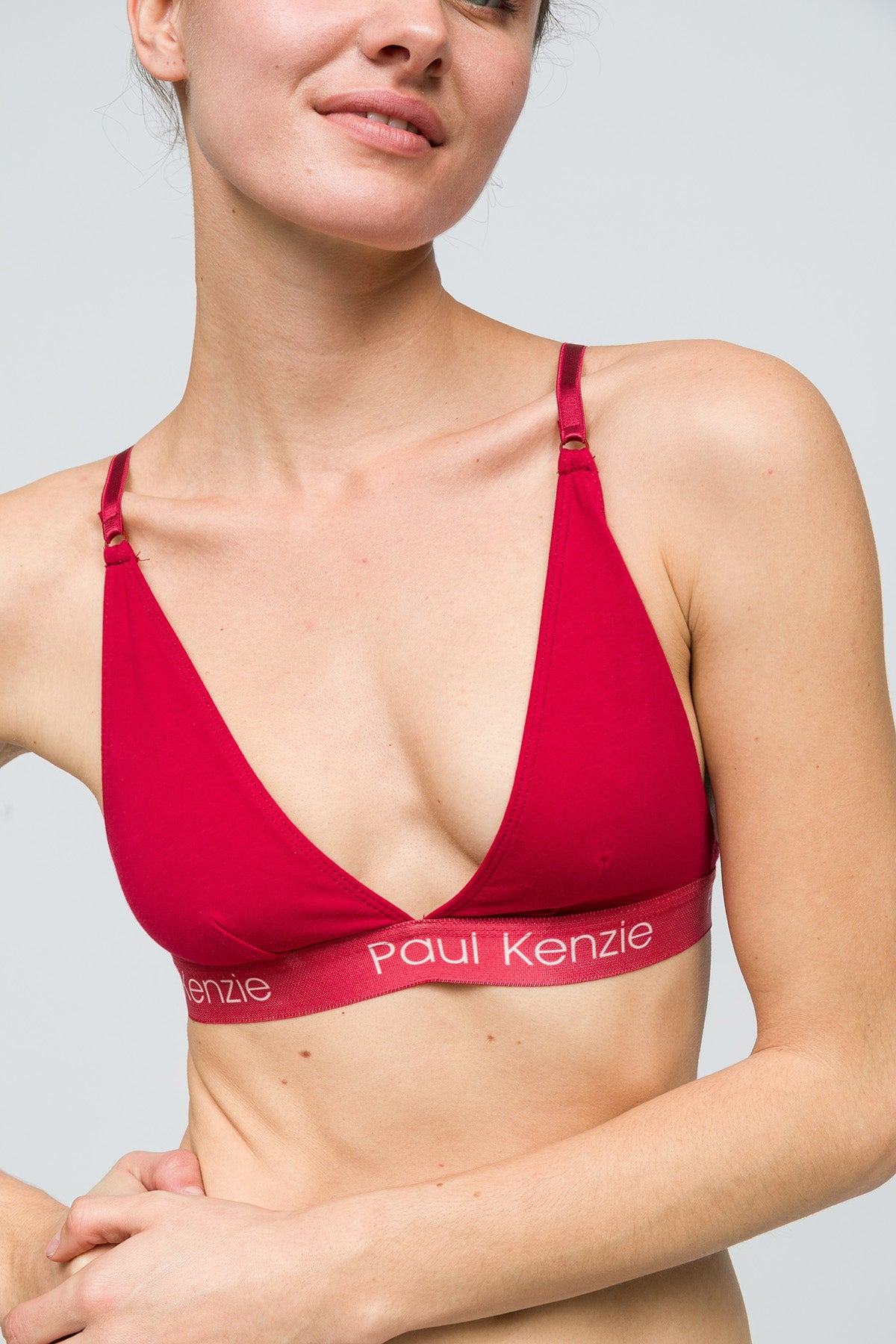 Christmas Collection - Triangle Spor Bralet - Holly