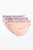 Paul Kenzie-Comfort Flex 3'lü Erkek Slip Külot Rainbow Nude-Slip Külot-1-Milagron.com