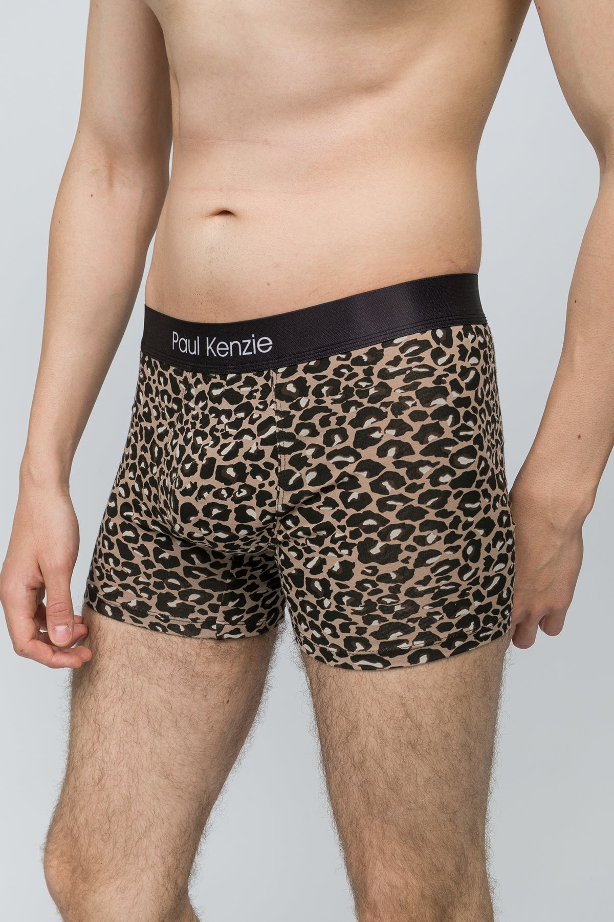 Paul Kenzie-Desenli Erkek Boxer Leopard-5-Milagron.com