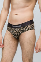 Desenli Erkek Slip Külot - Leopard
