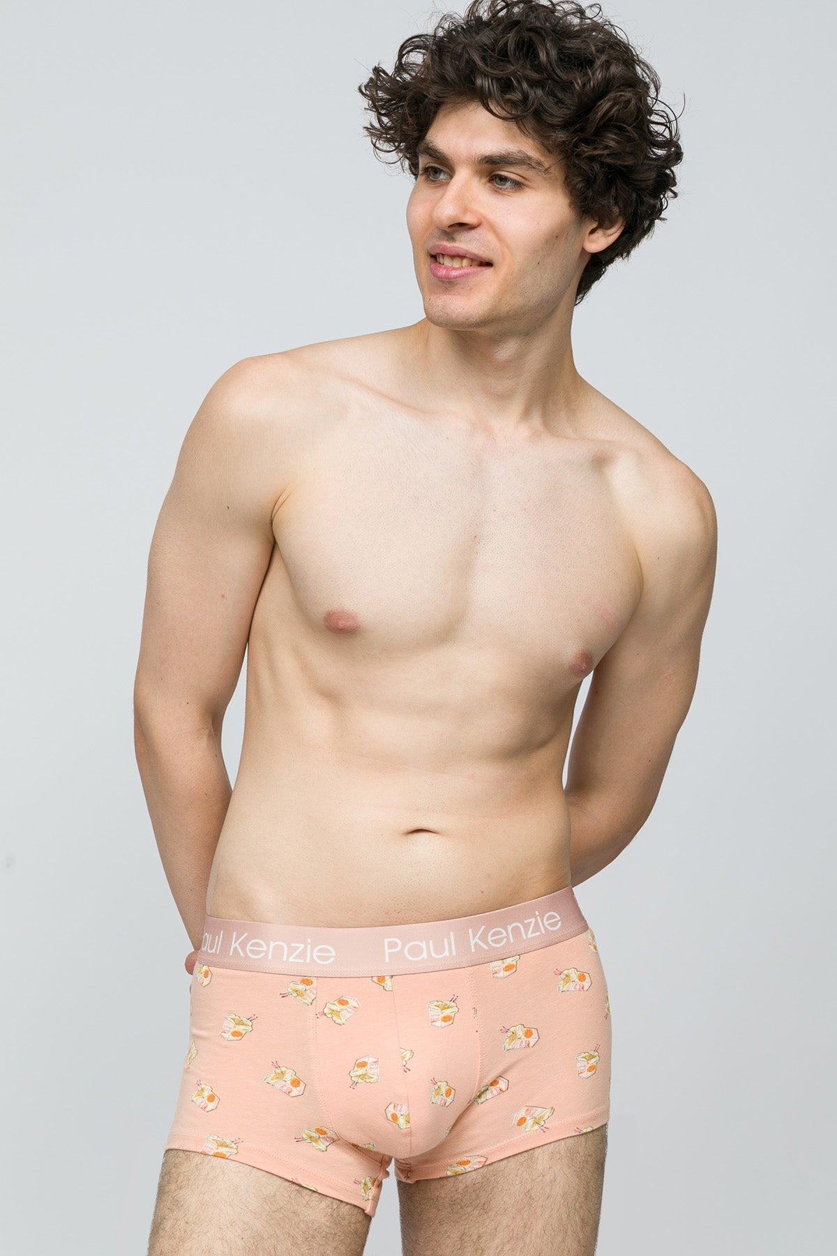 Desenli Erkek Trunk Boxer - Noodle - 0