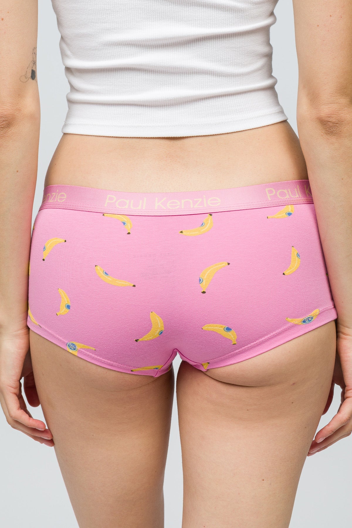Paul Kenzie-Desenli Kadın Boyshort Külot Bananas-6-Milagron.com