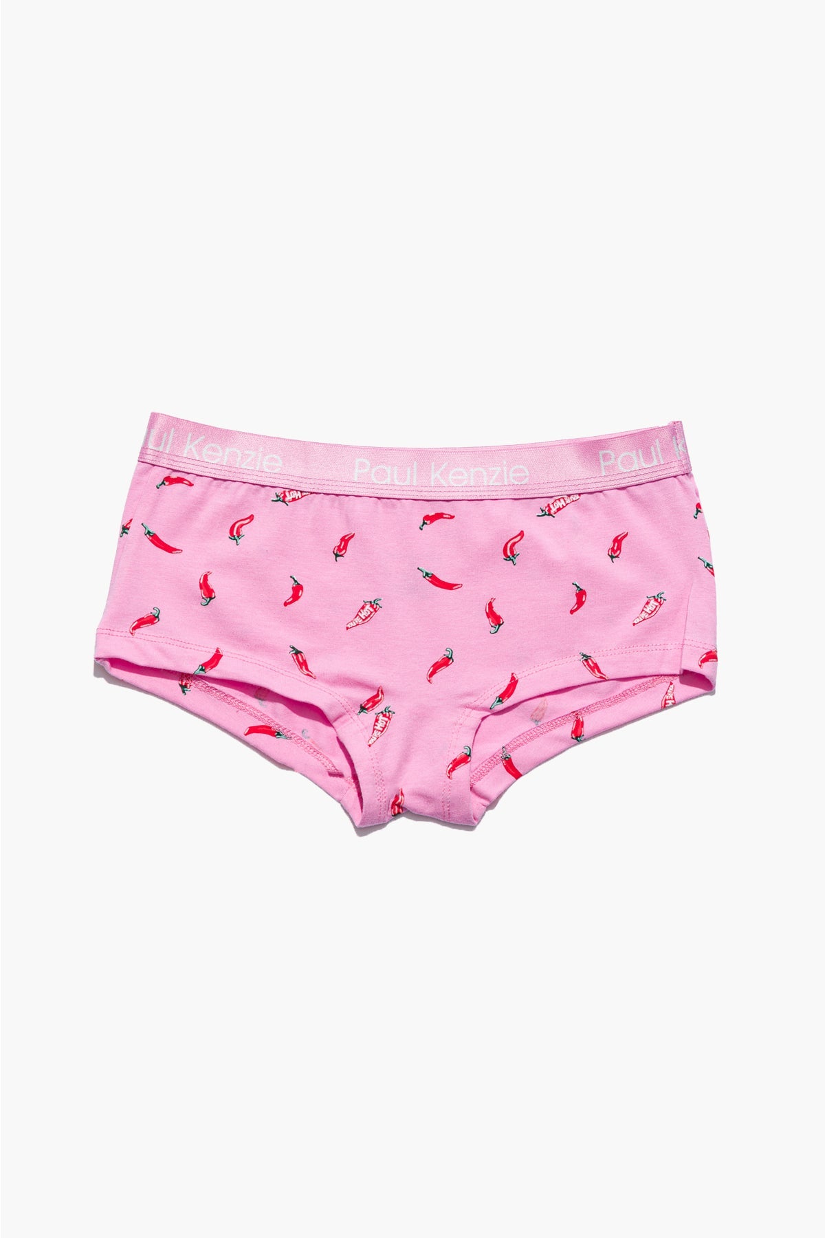 Paul Kenzie-Desenli Kadın Boyshort Külot Chili-1-Milagron.com