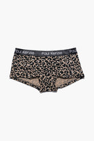 Paul Kenzie-Desenli Kadın Boyshort Külot Leopard-1-Milagron.com
