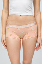 Desenli Kadın Boyshort Külot - Noodle