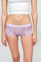 Paul Kenzie-Desenli Kadın Boyshort Külot Otter-5-Milagron.com