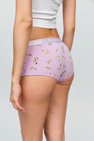 Paul Kenzie-Desenli Kadın Boyshort Külot Otter-7-Milagron.com