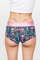 Paul Kenzie-Desenli Kadın Boyshort Külot – Unique Effect – Love Bunny-Boyshort Külot-7-Milagron.com