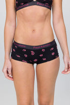 Paul Kenzie-Desenli Kadın Boyshort Külot Valentine Collection Lovelock-5-Milagron.com