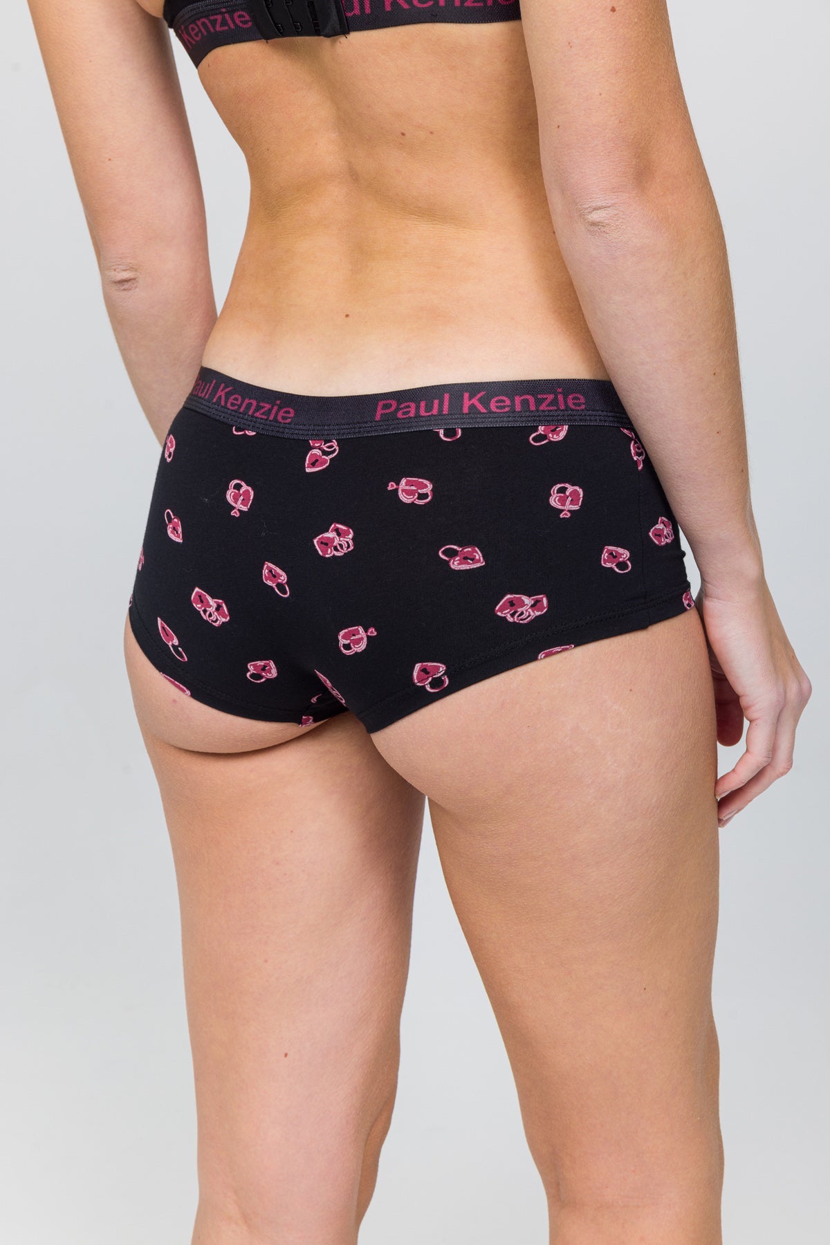 Paul Kenzie-Desenli Kadın Boyshort Külot Valentine Collection Lovelock-7-Milagron.com
