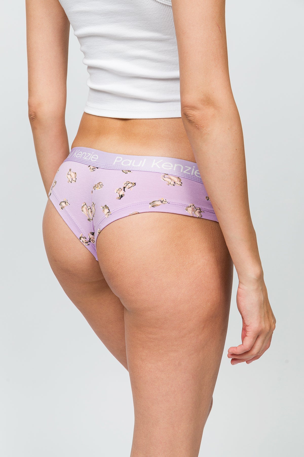 Paul Kenzie-Desenli Kadın Cheeky Külot Otter-7-Milagron.com