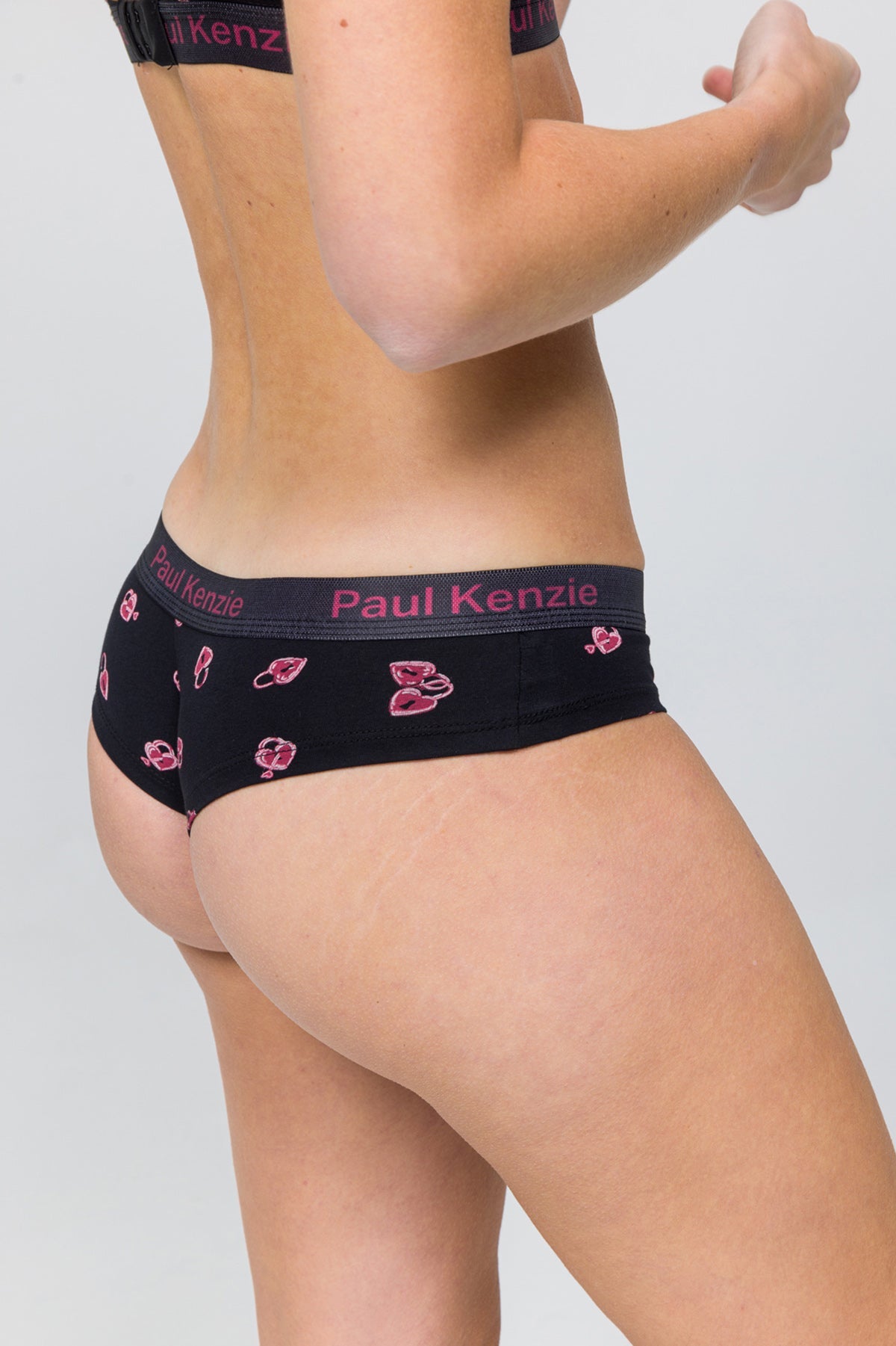 Paul Kenzie-Desenli Kadın Cheeky Külot Valentine Collection Lovelock-7-Milagron.com