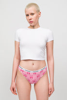 Paul Kenzie-Desenli Kadın Slip Külot Couple Collection Flovemingo-Slip Külot-3-Milagron.com