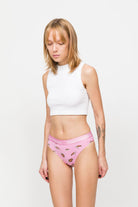 Paul Kenzie-Desenli Kadın Slip Külot – Eco Characters – Turtley-Slip Külot-4-Milagron.com