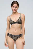 Paul Kenzie-Desenli Kadın Slip Külot Leopard-4-Milagron.com