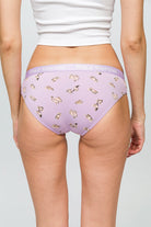 Paul Kenzie-Desenli Kadın Slip Külot Otter-7-Milagron.com