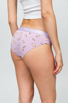 Paul Kenzie-Desenli Kadın Slip Külot Otter-8-Milagron.com