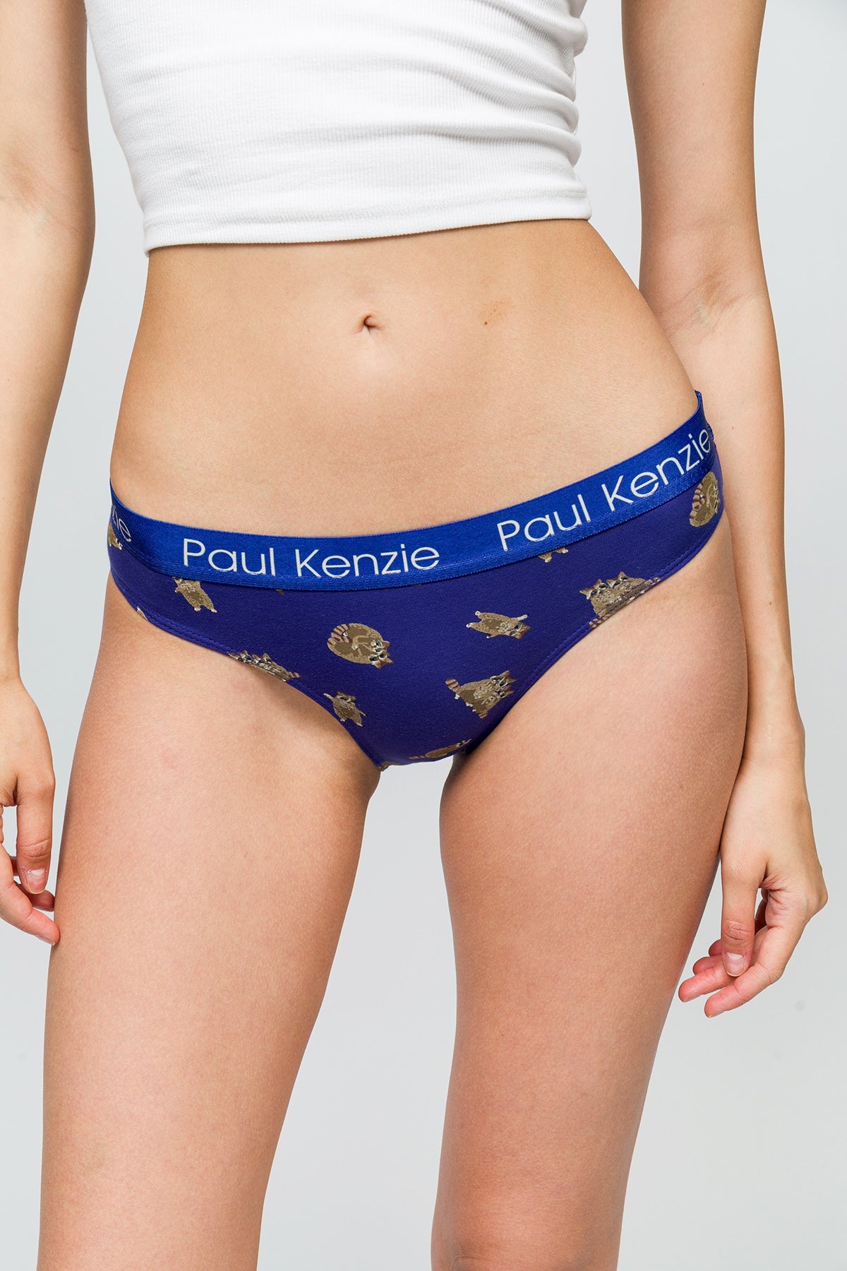 Paul Kenzie-Desenli Kadın Slip Külot Rakun-5-Milagron.com