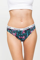 Paul Kenzie-Desenli Kadın Slip Külot – Unique Effect – Love Bunny-Slip Külot-5-Milagron.com